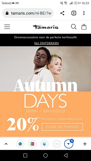 -20% op selectie schoenen, pumps, sneakers, p...