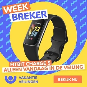 Net deze Fitbit Charge 5 kunnen kopen op Vaka...