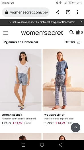 Tot -53% korting op nachtkleding en homewear...