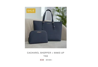 Ninashop.be: Cacharel shopper + make-up tas (...