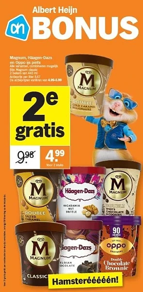 2e gratis op heel wat producten bij Albert He...