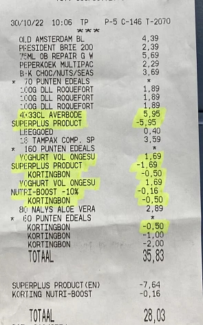 Delhaize koopje Averbode bier gratis met s...