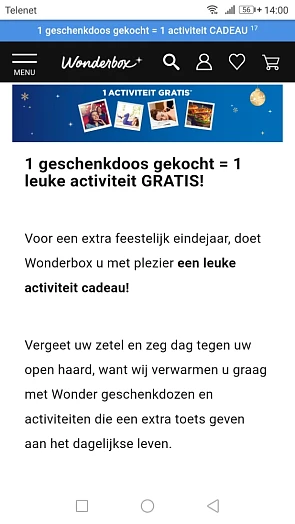 Van 26/10/22 tem 31/12/22 krijg je bij aankoo...