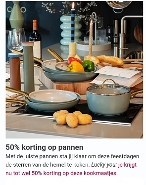 Bij VT wonen Tot 50% korting op pannen Shop...