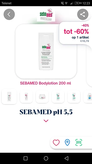Tot 40% terugbetaald bij aankoop v 1 artikel...