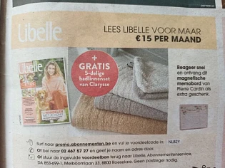 Betaal 180€ voor een jaar of 15€ per maand en...