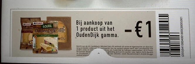Bonnetje in flair deze week -1€ bij aankoop...