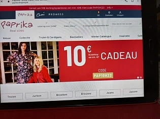 paprika-shopping.be €10 cadeau bij aankoop va...
