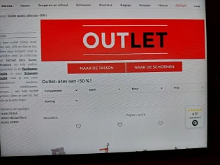 edisac.be outlet: alles aan -50%