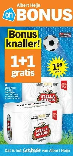 Volgende week bij Albert Heijn 1 + 1 gratis o...