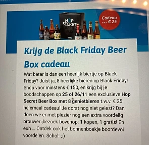 Collect en go afhaling op 25/11 en 26/11 Blac...