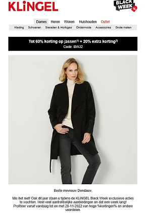 Vandaag bij klingel.be tot -60% korting op ee...