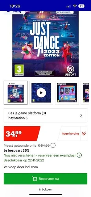 De nieuwe Just Dance 2023 in presale bij Bol...