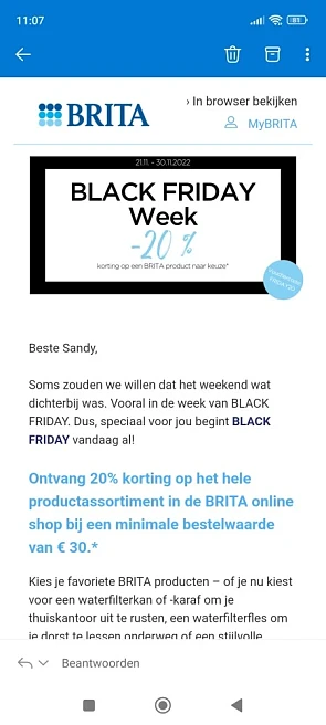 Site ok 20% korting op het hele productassort...