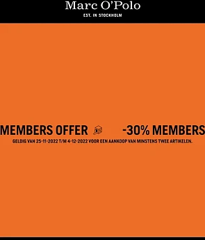 MEMBERS OFFER bij marc o'polo: Geldig van 25-...