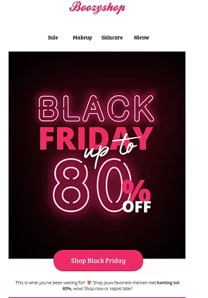 Bij boozyshop.be tot -80% korting op een sele...