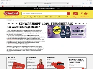 SCHWARZKOPF 100% TERUGBETAALD Op https://ww...