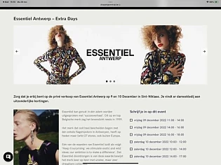privé verkoop van Essentiel Antwerp op 9 en 1...