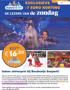 Koop dankzij de zondag voordelig toegangskaar...