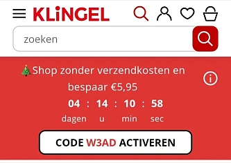 klingel.be shop zonder verzendkosten en bespa...