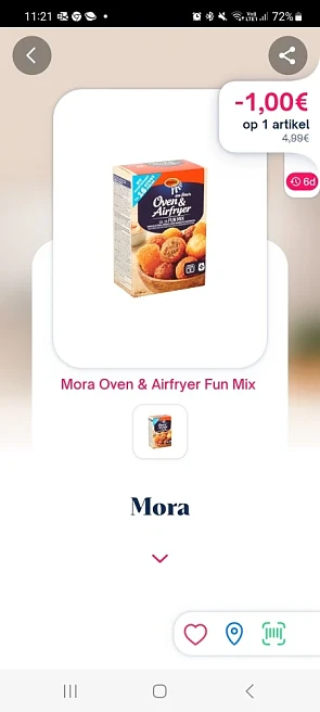 Shopmium -€1,00 mora oven & airfryer fun mix