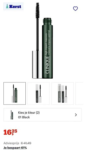 Clinique High Impact Mascara bij bol voor 16,...