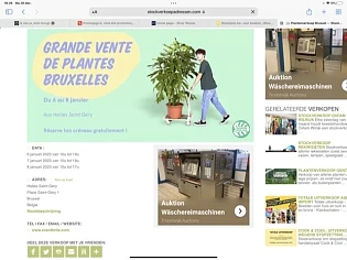 Plantenverkoop Brussel Halles Saint-Géry Pla...