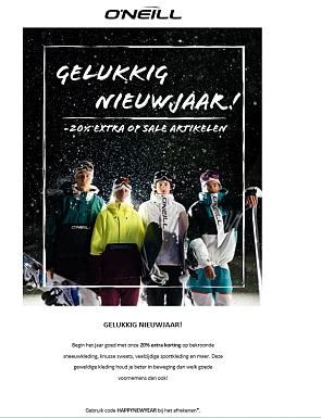 20% extra korting op sale-artikelen bij O'Nei...