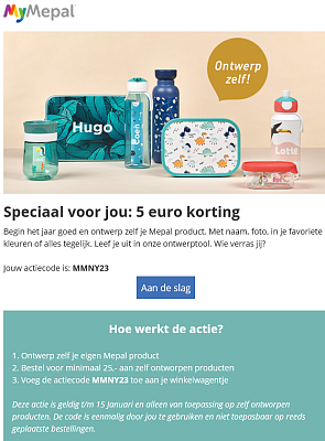 Bestel voor minimaal €25 aan zelf ontworpen p...