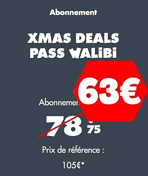 🚨Abonnement Walibi à 63€ 😱🥳 -50% sur 2 abo...