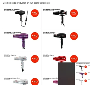 Solis cashbackactie Beauty tot € 50,- cashbac...