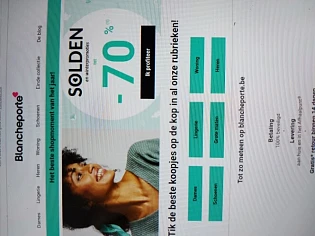 Blancheporte solden en winterpromoties tot -7...