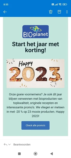 20% korting op een uiteenlopende selectie van...