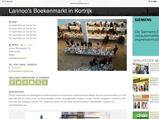 Lannoo's Boekenmarkt in Kortrijk Nelson Mande...