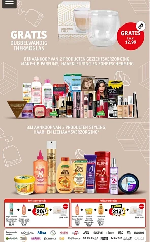 Kruidvat gratis dubbelwandig thermoglas bij a...