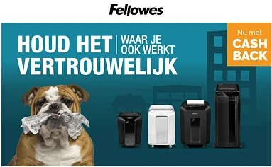 Fellowes Cashback Promotie - Q1 2023 Dit zijn...