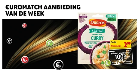Nu bij Match / Smatch Thaïse Curry van Ducros...