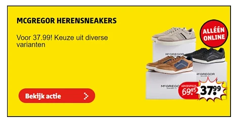 Nu bij Kruidvat MCGREGOR HERENSNEAKERS Voor 3...