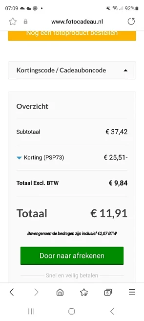 Fotocadeau.nl Spandoeken tot 73% korting Van...