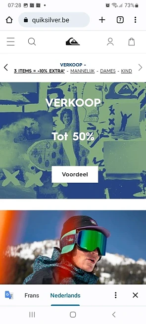 -50% korting op selectie winterkleding + 3 e...