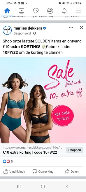 Op laatste soldenitems bij Marlies Dekkers ex...