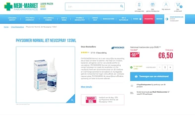 SundayDeal bij Medi Market: -55% op Physiomer...