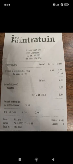 €3 korting bij Intratuin Zwevegem: DCM korrel...