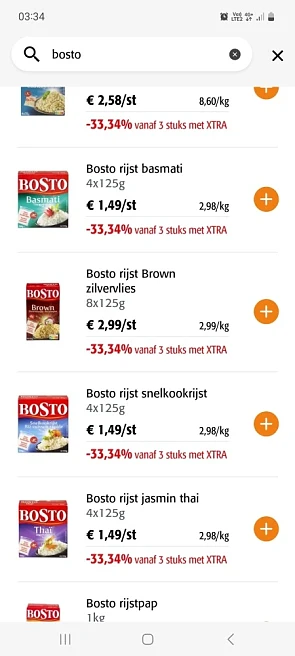 Colruyt en collect and go bosto assortiment 5...