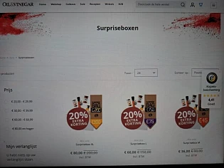 oilvinegar.be 20% extra korting op surprisebo...