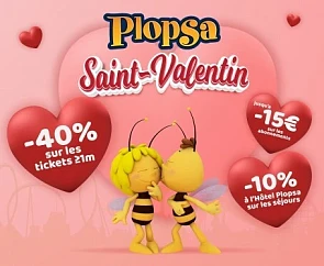 🎡🎢💓SAINT-VALENTIN chez PLOPSA💓🎡🎢 🎉 40%...
