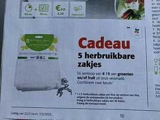 Bij colruyt vanaf 22/2 tem 7/3 Bij aankoop v...