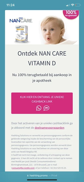 Nan care vitamine D 100% terugbetaald via has...