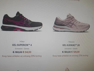 -25% korting bij aankoop v 2 damesartikelen b...
