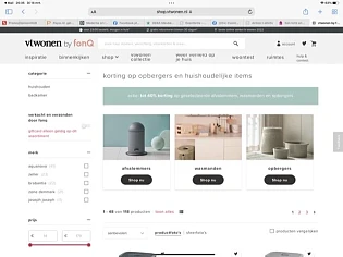 40% korting op alles voor de voorjaarsschoonm...